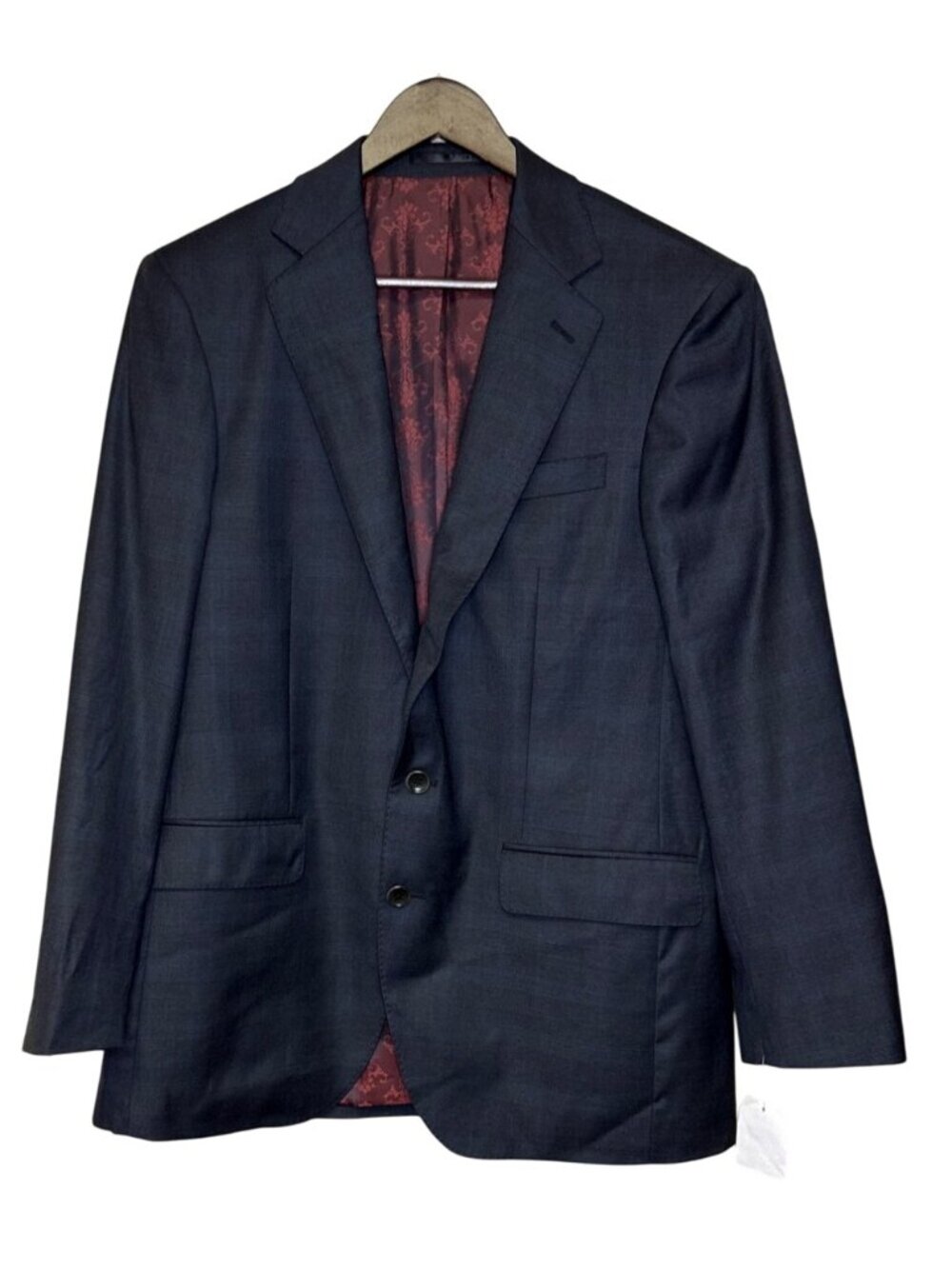 Knot Standard Custom 100% Wool Sport Coat Blazer Navy Men's 40 Reg NWOT Lined